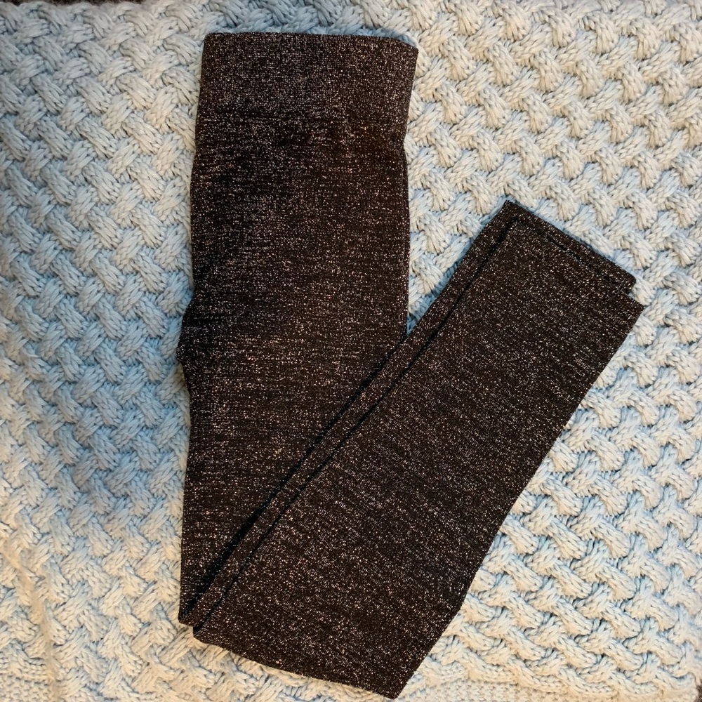 Sparkly fleece lined leggings